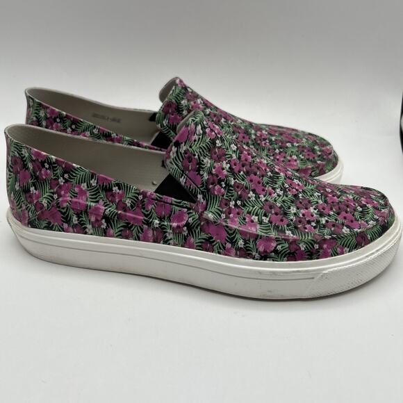 Crocs Women's Sz 9 Citilane Floral 204623 Multicolor Slip On Shoes Lightweight - Picture 1 of 6